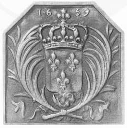 Ecu fleurdelise aux palmes