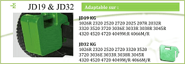 Masses de tracteur John Deere 32 kg - JD32