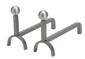 Paire de chenets promesse