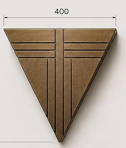 Pyramide bronze - Thumbnail 2