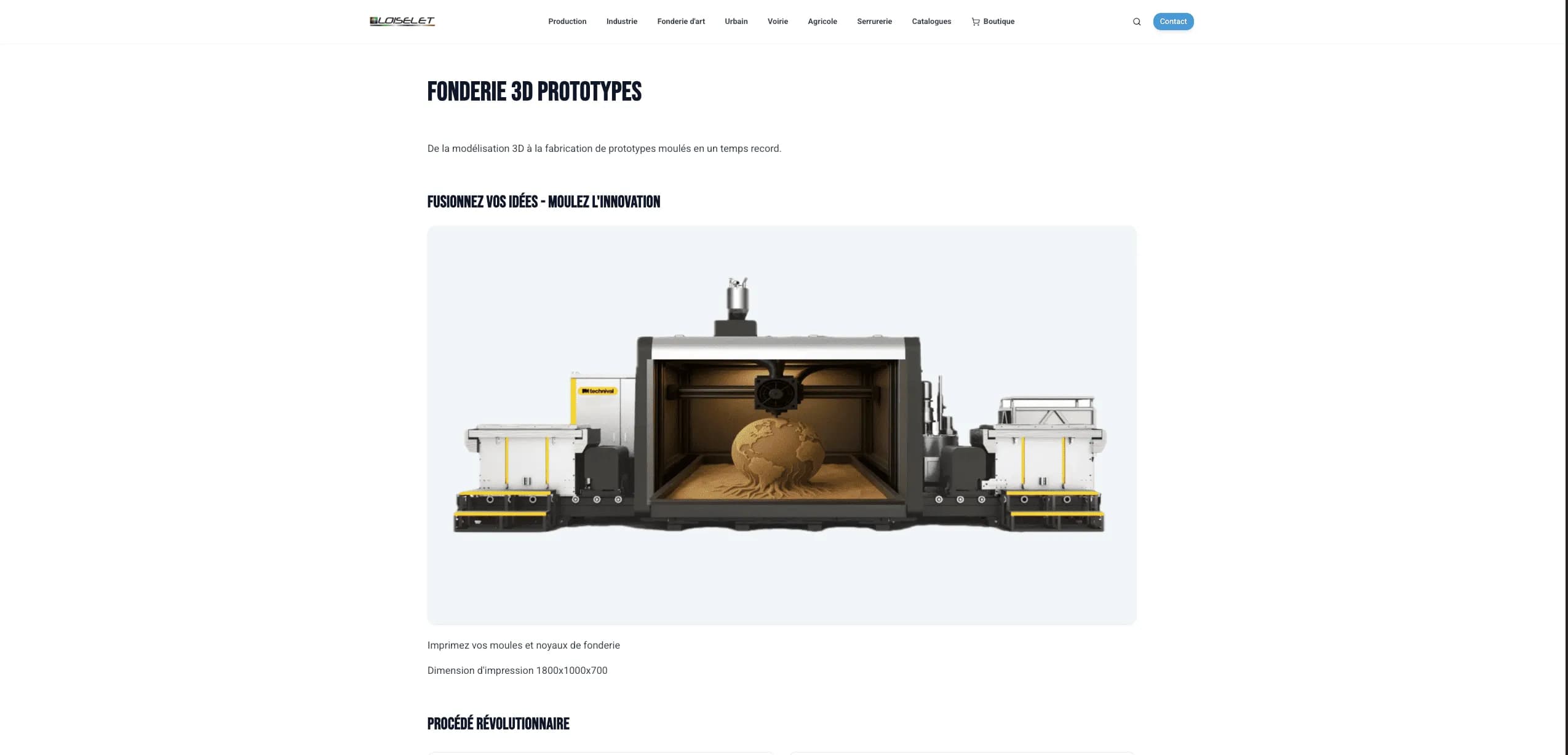 Fonderie 3D Prototypes