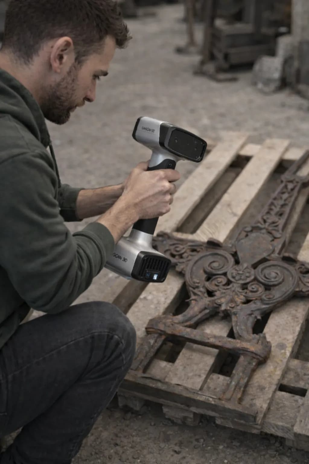 Scan 3D de la pièce existante 1