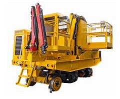 Engin de rai et route