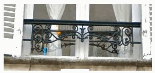 Barre d'appui de fenêtre en fonte — ref SF - Thumbnail 2