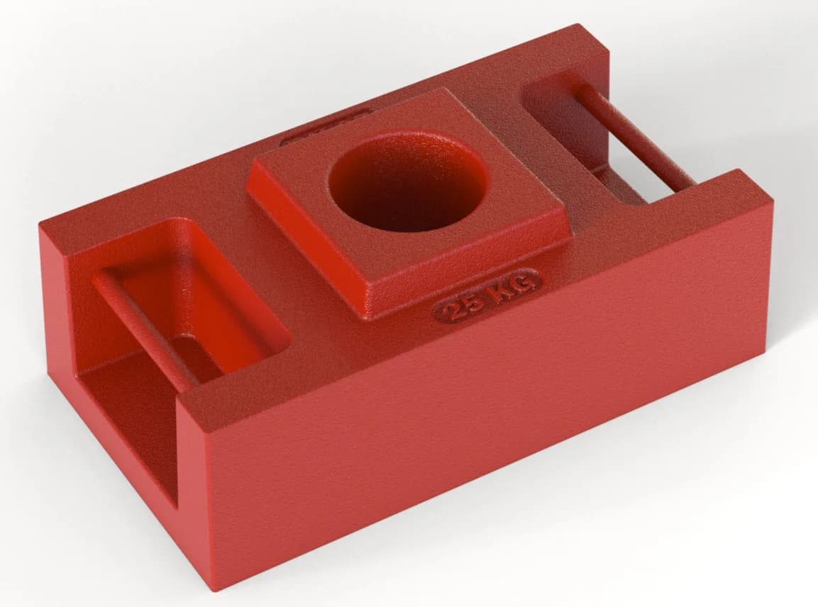Contrepoids échafaudage 25 kg 300x170x115mm