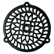 grille ronde fonte