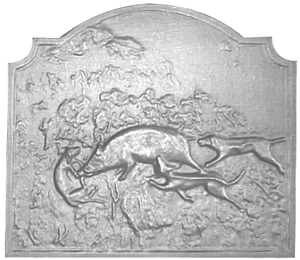 plaque cheminee decoree 70-79 cm loiselet - SP035A