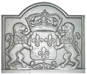 plaque cheminee decoree 70-79 cm loiselet - RP0036B