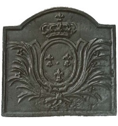 Plaque décorée de cheminée vr62