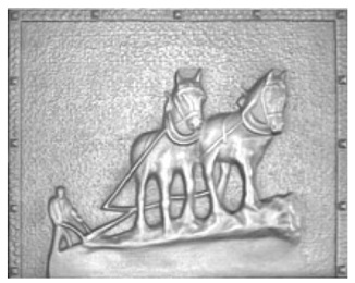 plaque de cheminee decoree loiselet 70 - 79 cm - SP105B