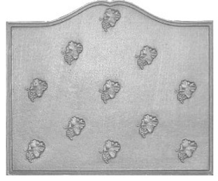 plaque de cheminee decoree loiselet 70 - 79 cm - RP0117V1