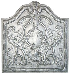 Plaque cheminée décorée Losilet 60-69 cm - RP0462