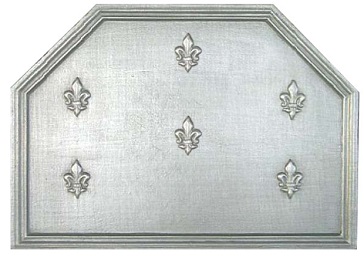 plaque cheminee decoree 70-79 cm loiselet - RP0481