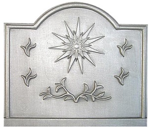 plaque cheminee decoree 70-79 cm loiselet - RP0469B